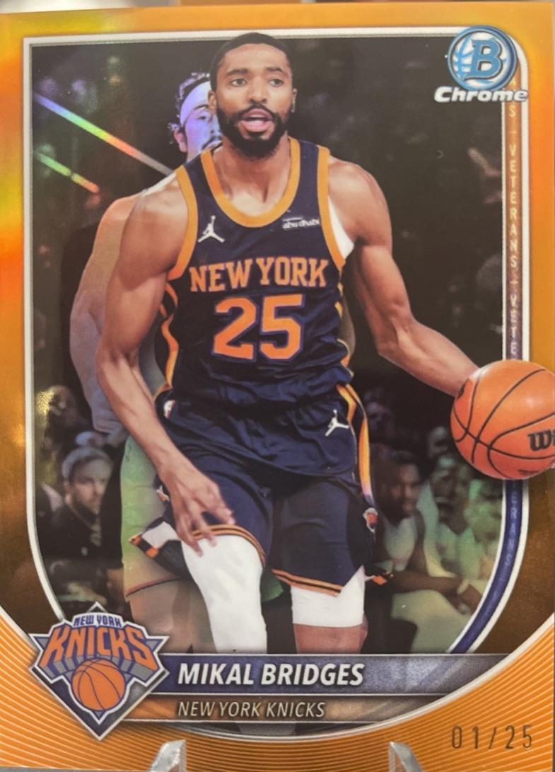 Mikal Bridges [Orange Geometric] #BCV-152