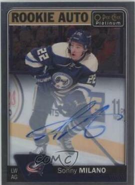Sonny Milano #R-SM 2016 O Pee Chee Platinum Rookie Autographs Hockey