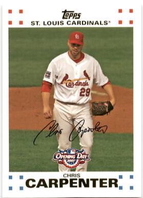 Chris Carpenter #41 Baseball Cards 2007 Topps Opening Day