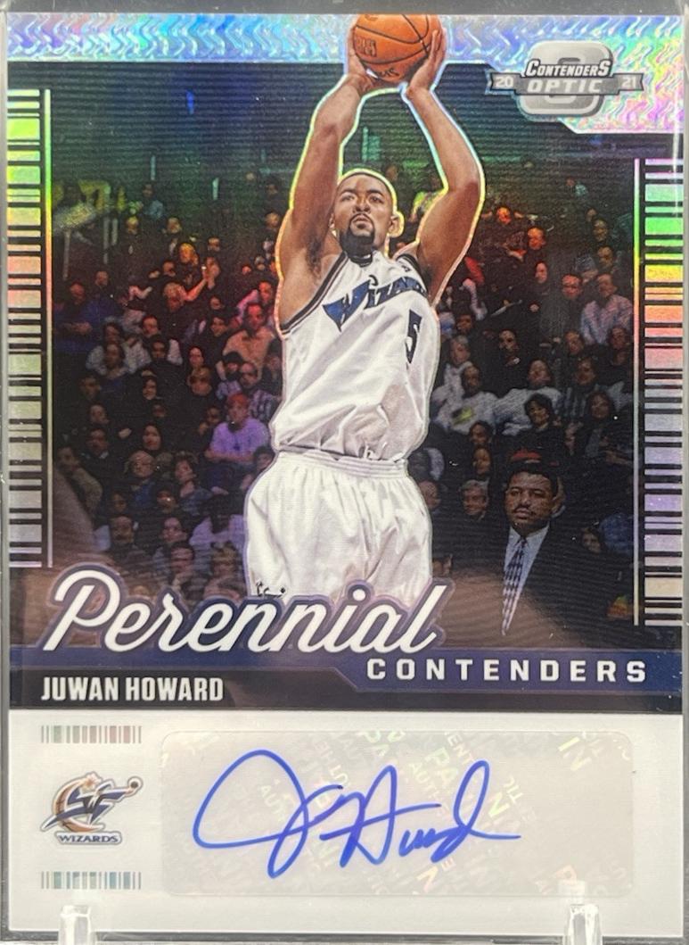 Juwan Howard #PCO-JUW Basketball Cards 2020 Panini Contenders Optic Perennial Autographs