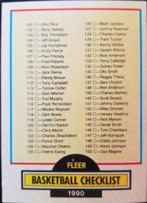 Checklist 101-198