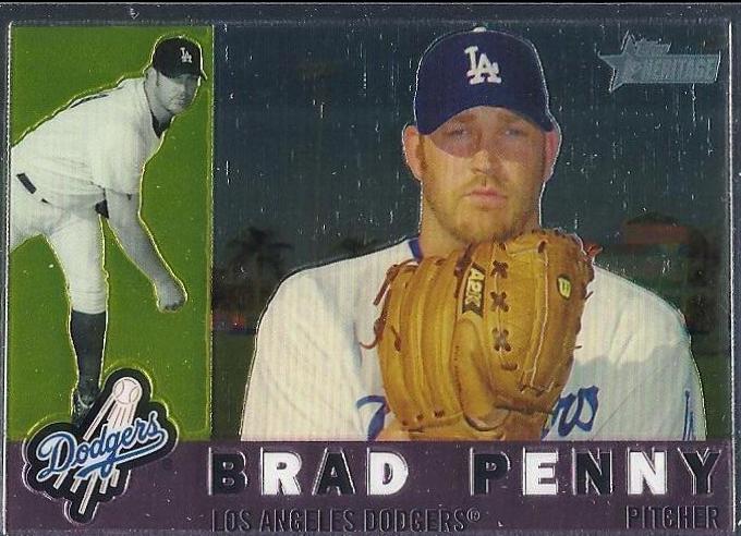 Brad Penny #C74 2009 Topps Heritage Baseball Chrome