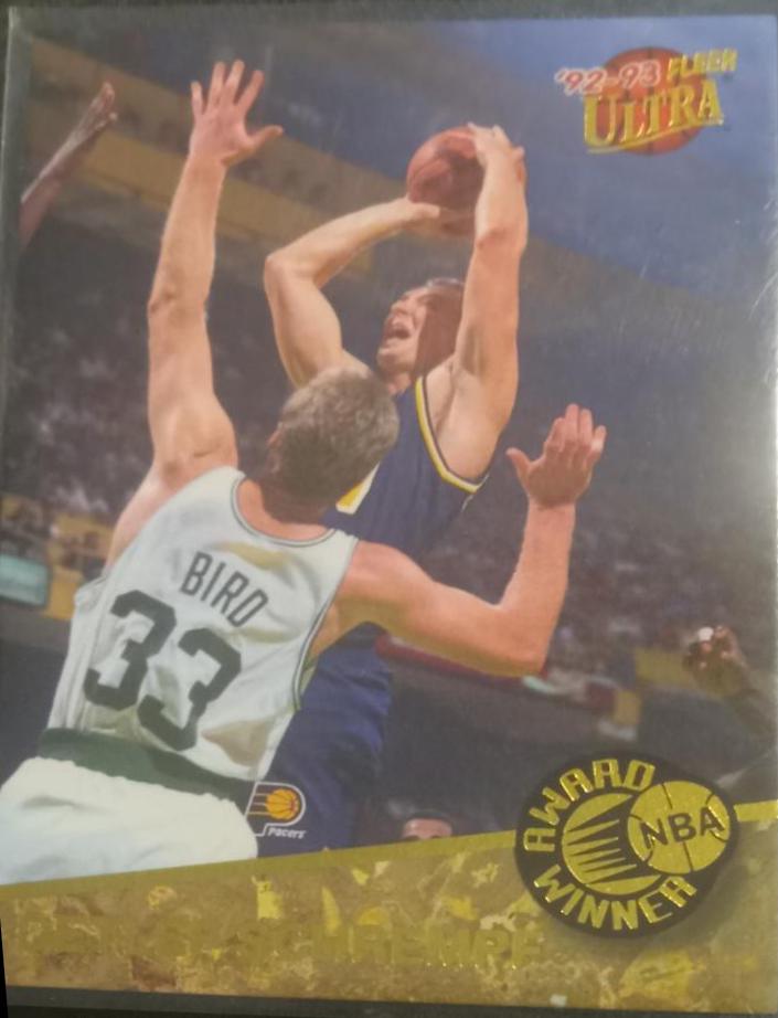 Dealer Schrempf #4 of 5 Basketball Cards 1994 Fleer European Award Winners