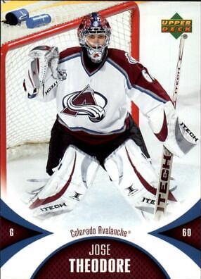 Jose Theodore #27 Hockey Cards 2006 Upper Deck Mini Jersey Collection