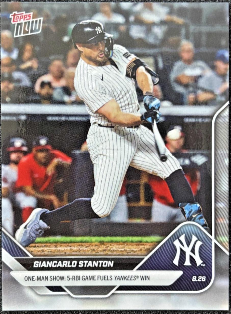 Giancarlo Stanton #613 2025 Topps Now Baseball