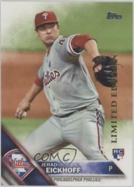 Jerad Eickhoff #2 Baseball Cards 2016 Topps Limited Edition