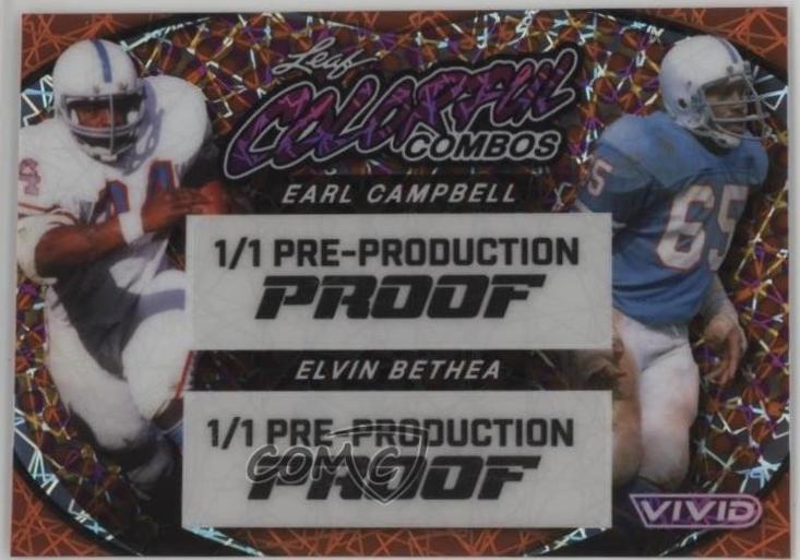 Earl Campbell / Elvin Bethea [Orange Laser] #CCD-11