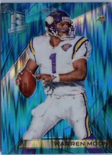 Warren Moon [Vikings Neon Blue] #114