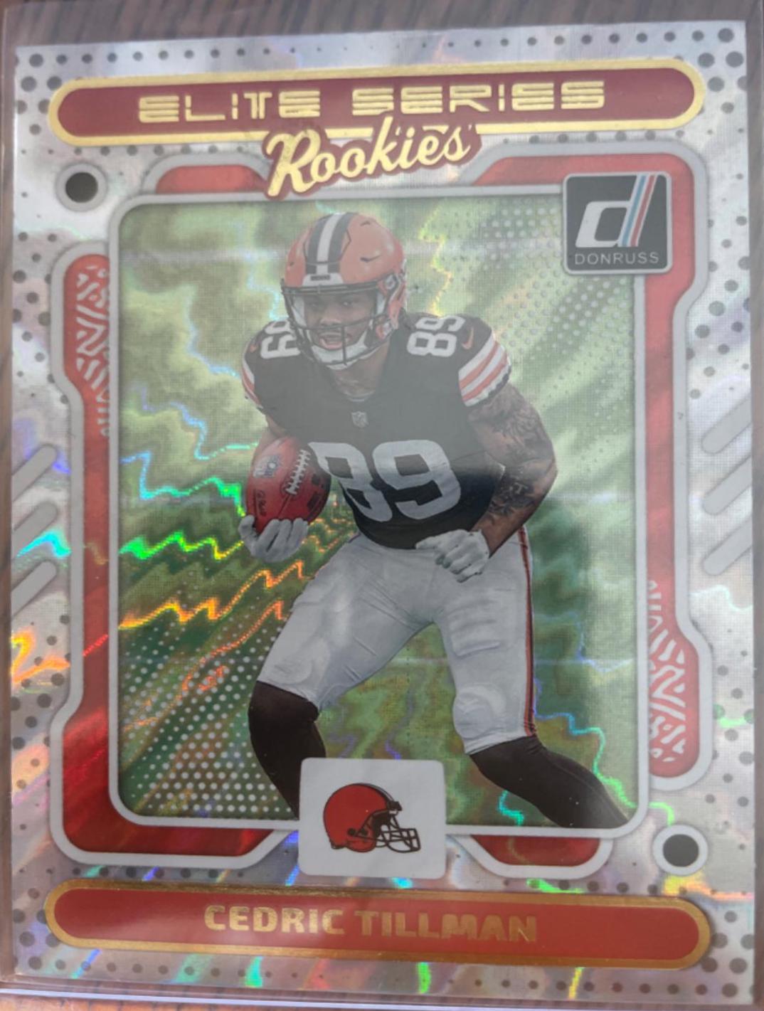 Cedric Tillman #24 Football Cards 2023 Panini Donruss The Elite Series Rookies