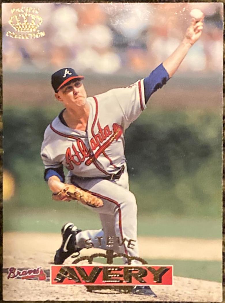 Steve Avery #1 Baseball Cards 1996 Pacific Crown Collection