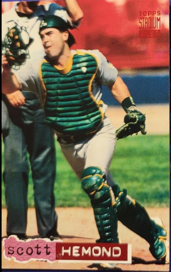 Scott Hemond #12 Baseball Cards 1994 Stadium Club