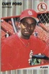 Curt Ford #450 Baseball Cards 1989 Fleer