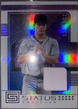 Jackson Jobe #SS-JJ Baseball Cards 2023 Panini Chronicles Status Swatches