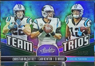 Cam Newton, Christian McCaffrey, DJ Moore