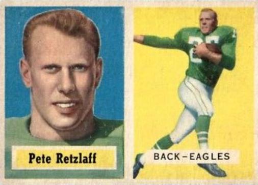 Pete Retzlaff #2 Football Cards 1957 Topps