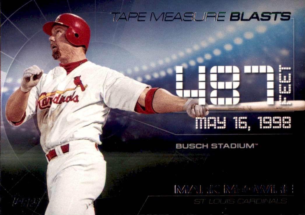 Mark McGwire #TMB-3 Baseball Cards 2015 Topps Update Tape Measure Blasts