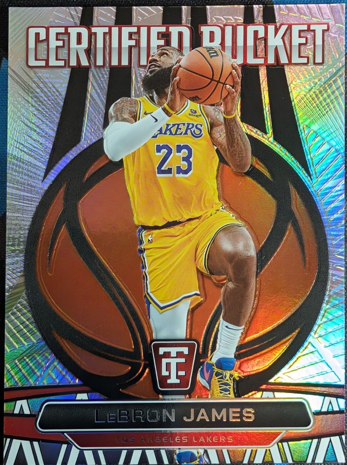 LeBron James #5 Basketball Cards 2024 Panini Totally Certified Bucket