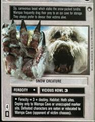 Wampa Star Wars CCG Hoth Limited Prices