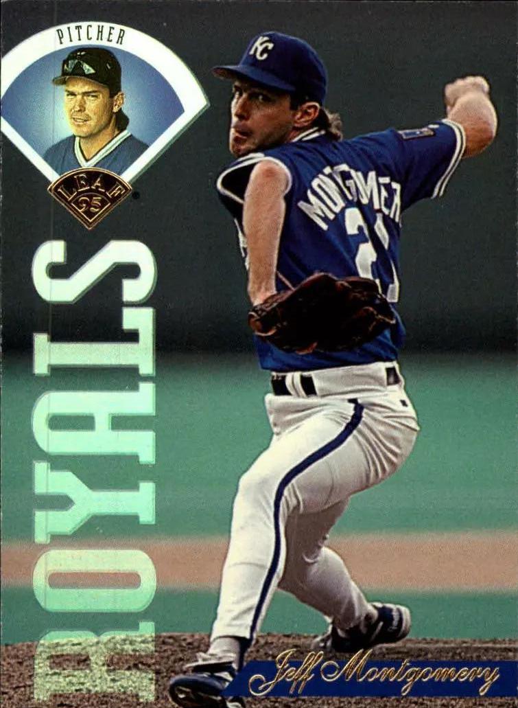 Jeff Montgomery #29 Baseball Cards 1995 Leaf