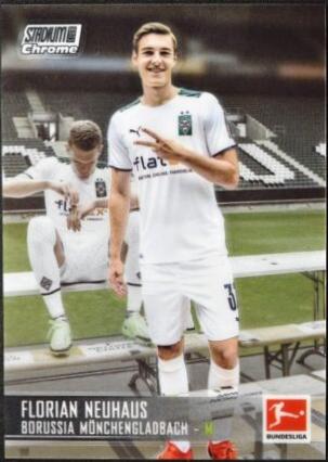 Florian Neuhaus #79 2021 Stadium Club Chrome Bundesliga Soccer