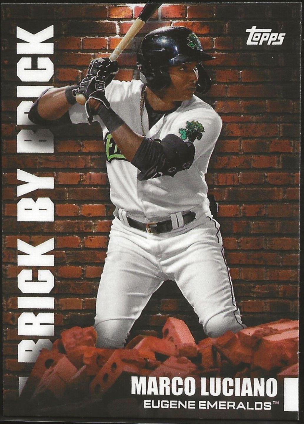 Marco Luciano #BB-4 Baseball Cards 2022 Topps Pro Debut Brick by Brick