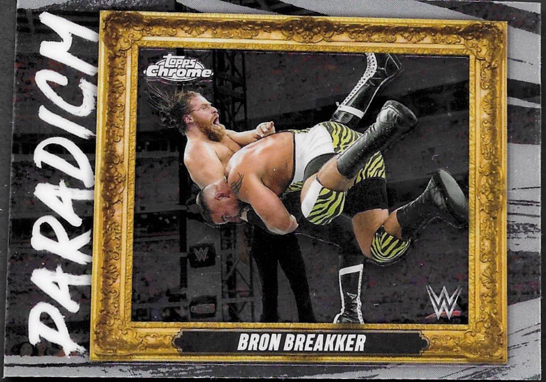 Bron Breakker #PAR-BBK Wrestling Cards 2025 Topps Chrome WWE Paradigm