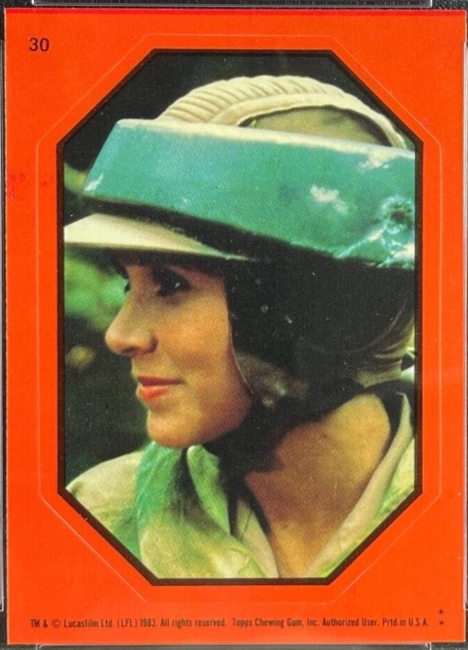 Leia #30 1983 Star Wars: Return of the Jedi Sticker