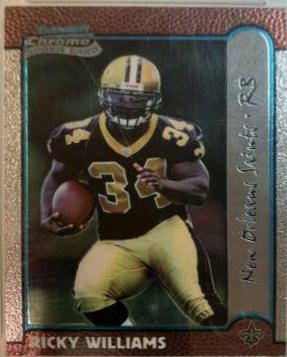 Ricky Williams #182 1999 Bowman Chrome Football