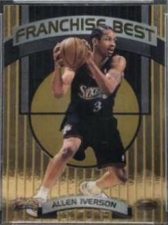 Allen Iverson #FB10 Basketball Cards 1998 Bowman's Best Franchise Best