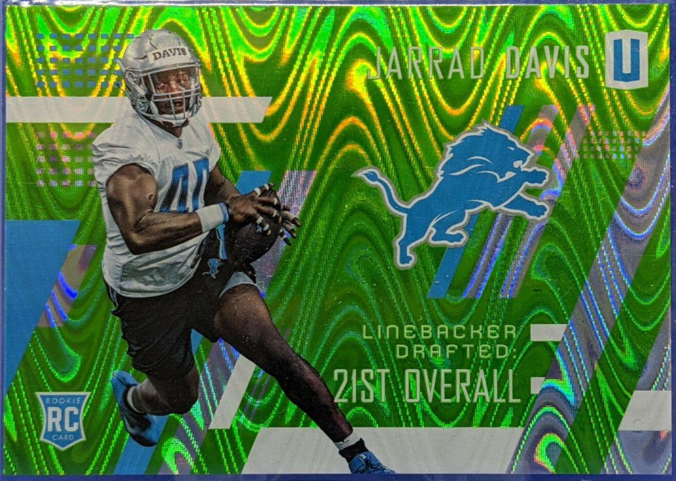Jarrad Davis #251 Football Cards 2017 Panini Unparalleled