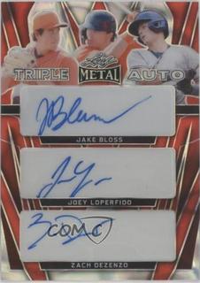 Jake Bloss / Joey Loperfido / Zach Dezenzo