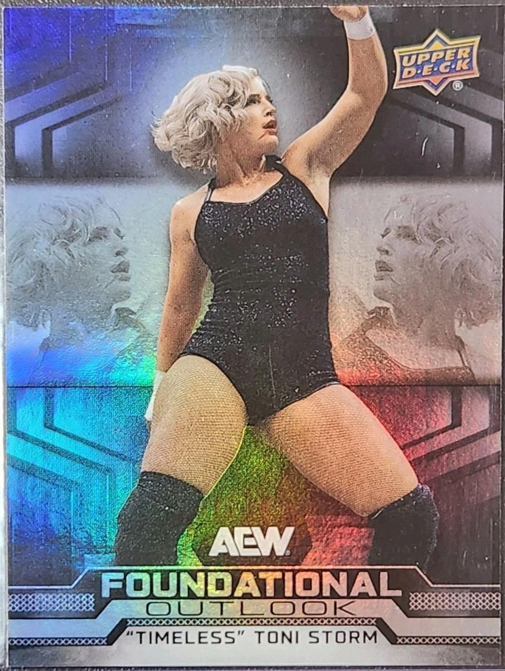 Timeless Toni Storm #FO-19 Wrestling Cards 2025 Upper Deck AEW Foundational Outlook