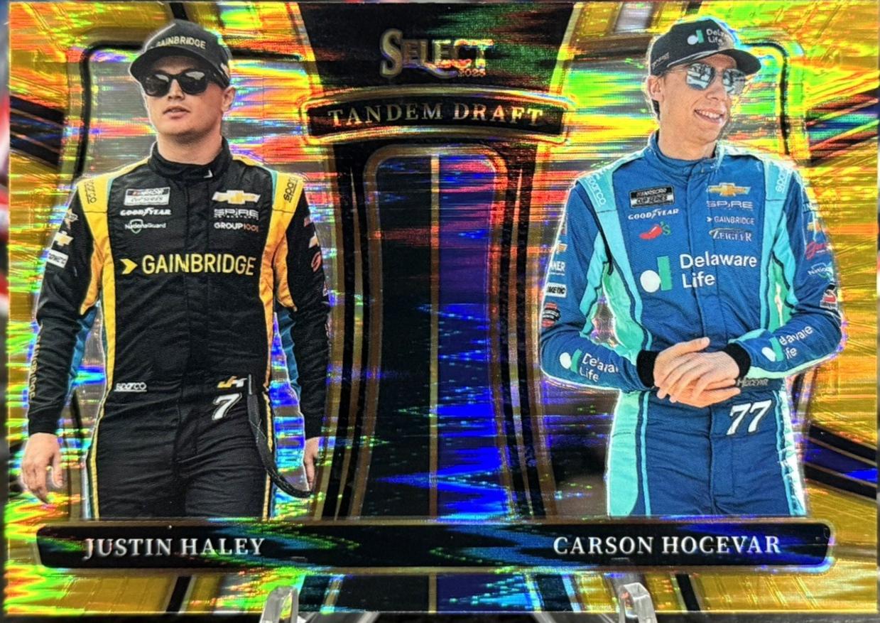 Carson Hocevar / Justin Haley [Gold Prizm] #9
