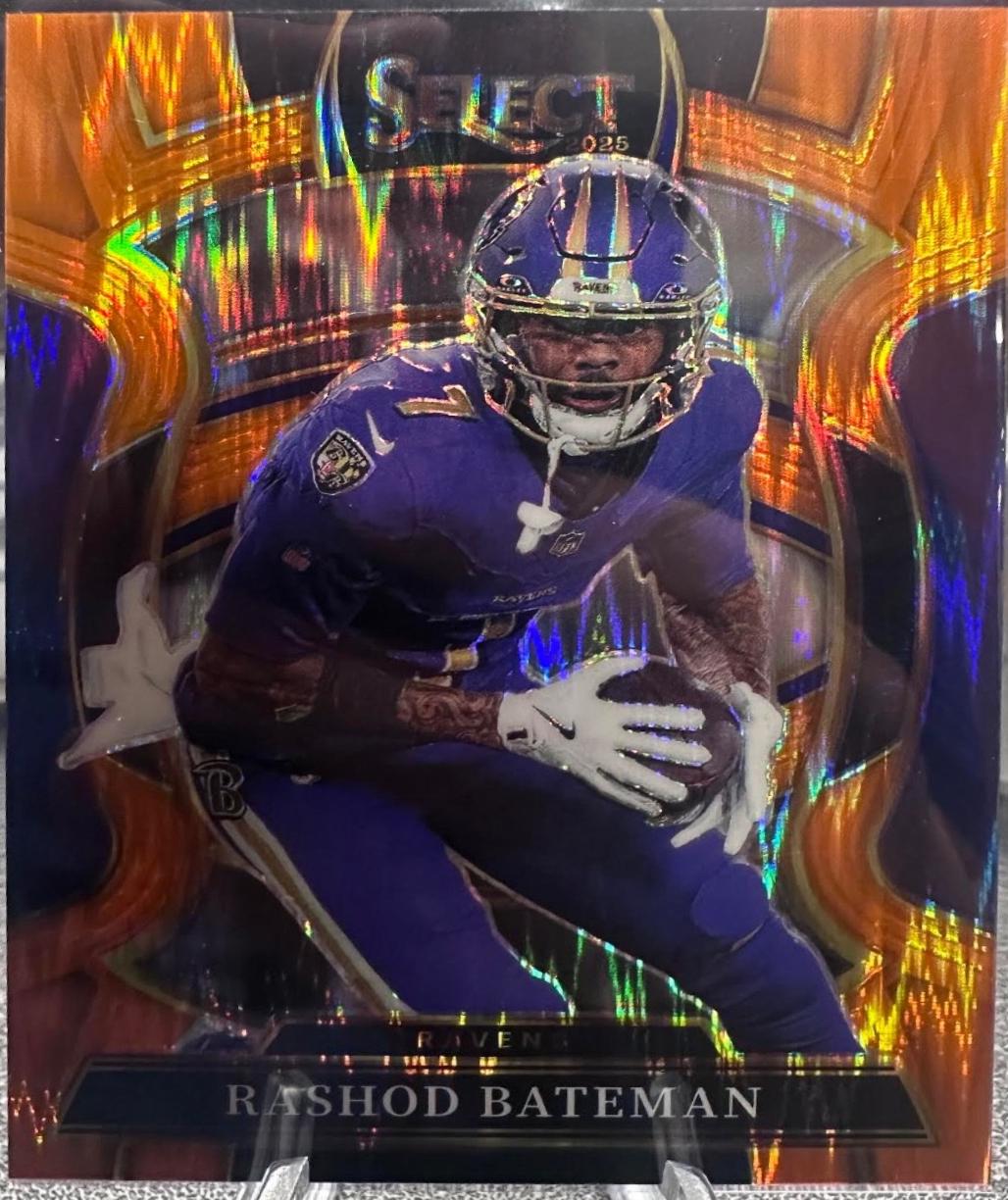Rashod Bateman [Orange Prizm Shock] #62