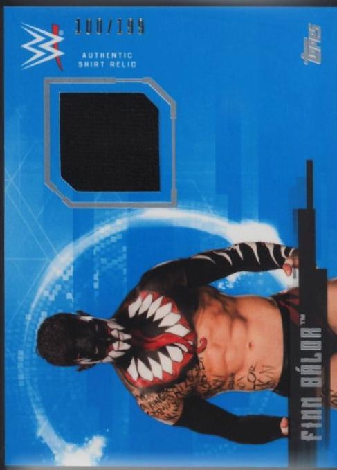 Finn Balor #UR-FB Wrestling Cards 2017 Topps WWE Undisputed Relics