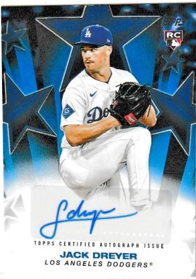 Jack Dreyer [Blue] #BSAU-JD Prices | 2025 Topps Update Stars 