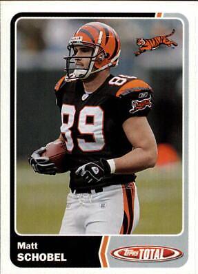 Matt Schobel #8 Football Cards 2003 Topps Total