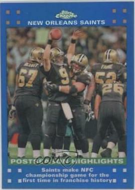 New Orleans Saints [Blue Refractor] #TC52