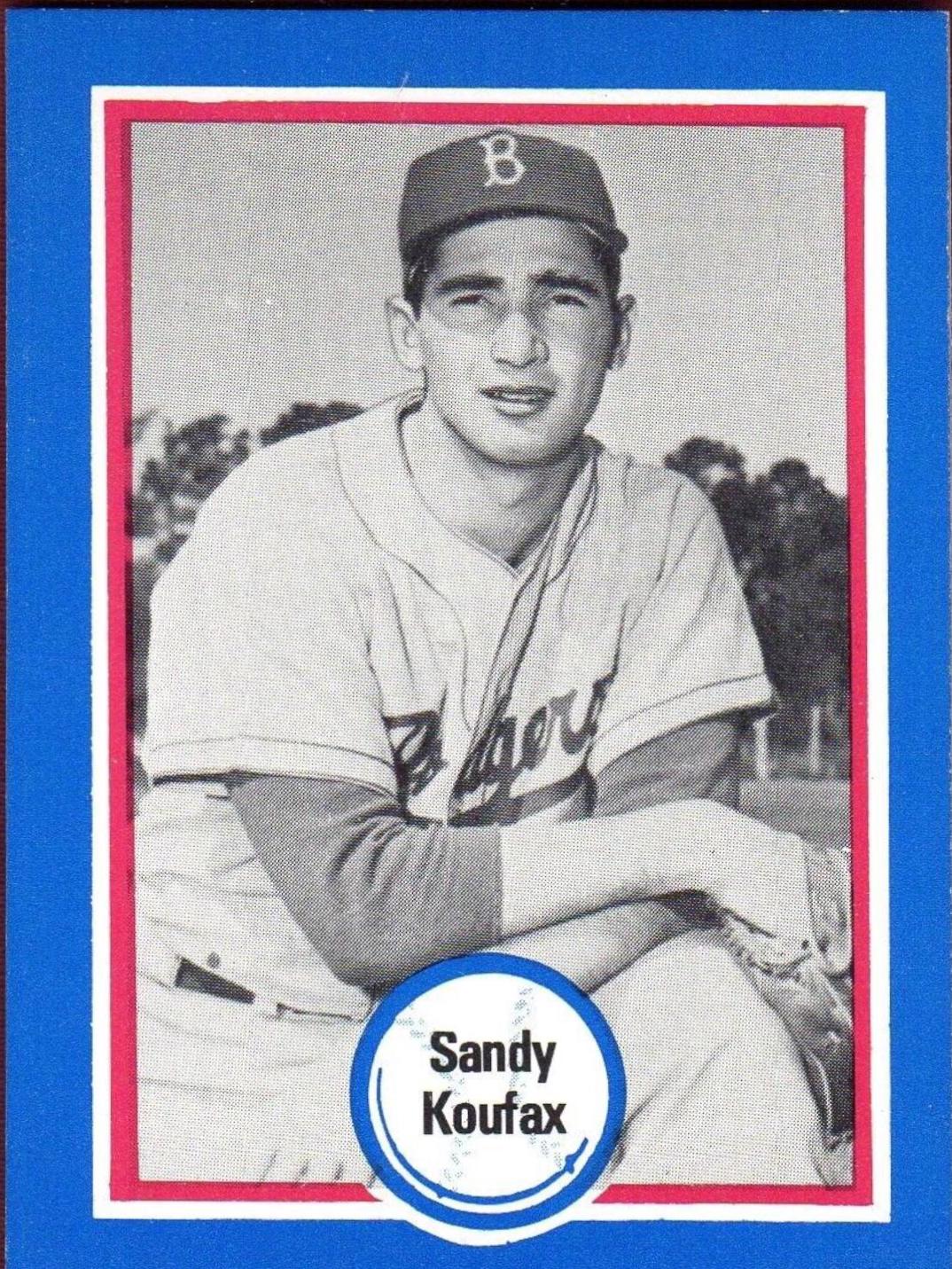 Sandy Koufax #131 Baseball Cards 1976 Shakey's Pizza Hall of Fame