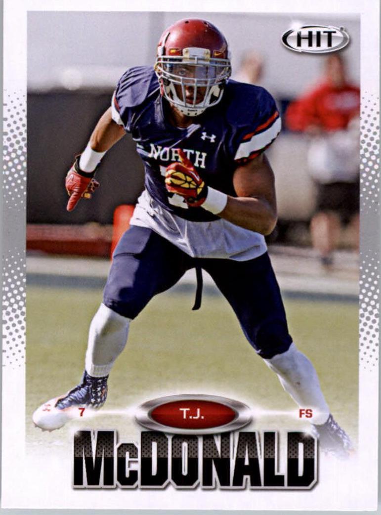 T.J. McDonald #147 Football Cards 2013 Sage Hit