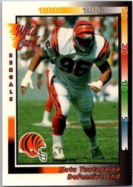 Natu Tuatagaloa #350 Football Cards 1992 Wild Card