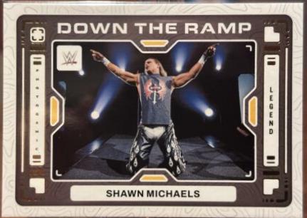 Shawn Michaels #1 Wrestling Cards 2024 Panini PhotoGenic WWE Down the Ramp
