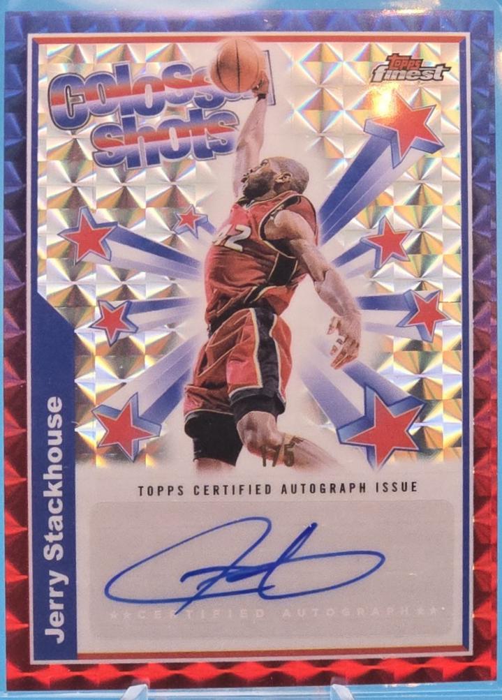 Jerry Stackhouse [Red Geometric Refractor] #BSA-JS