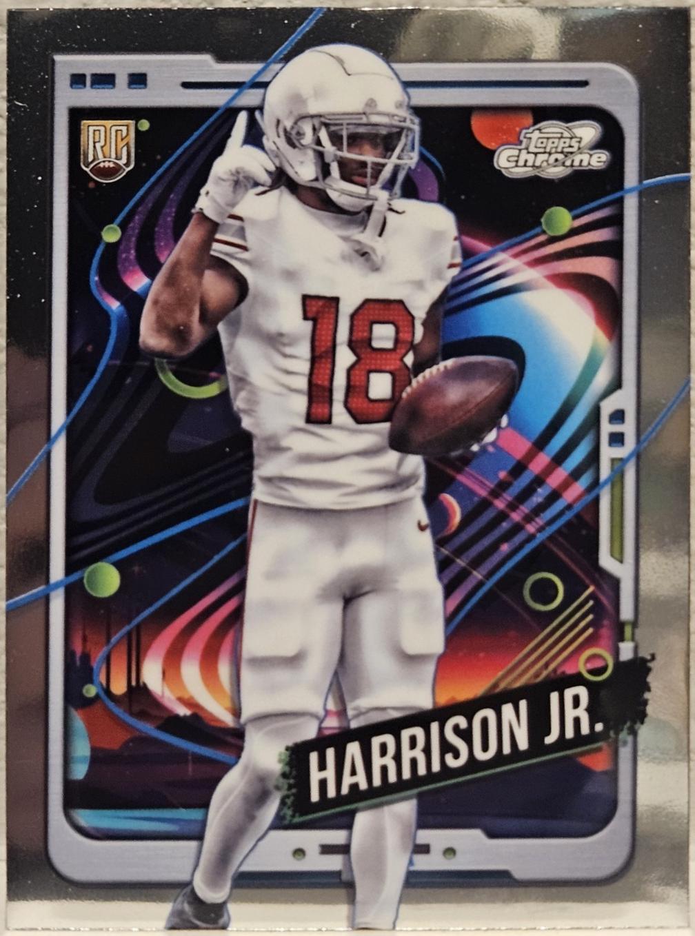 Marvin Harrison Jr. #101 Football Cards 2024 Topps Cosmic Chrome