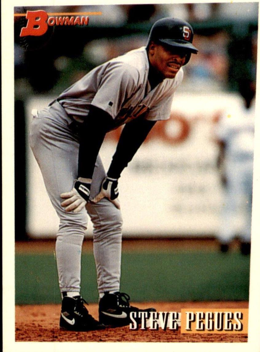 Steve Pegues #166 Baseball Cards 1993 Bowman