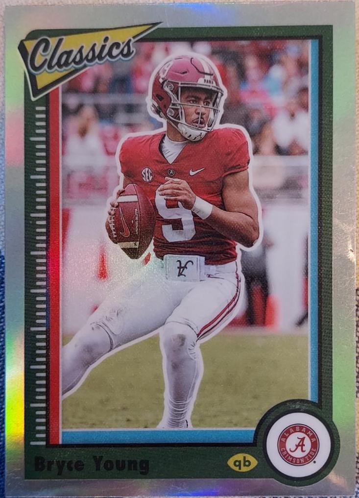 Bryce Young #1 Football Cards 2023 Panini Chronicles Draft Picks Classics Premium Edition