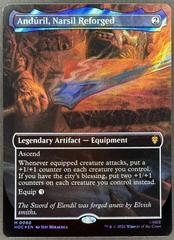 Anduril, Narsil Reforged [Borderless Foil] #80