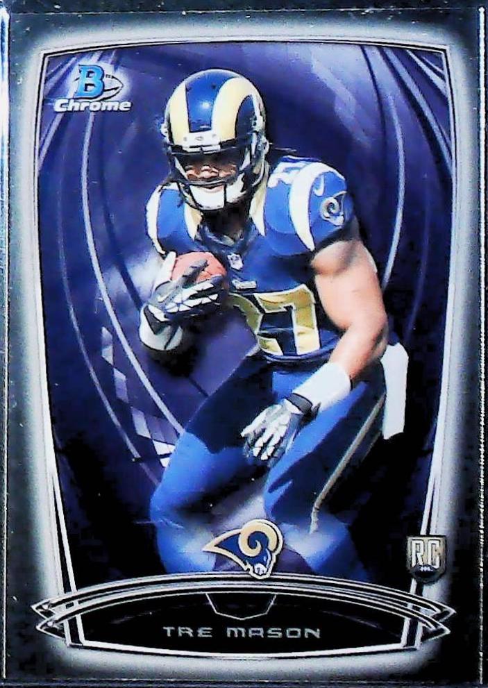 Tre Mason #205 Football Cards 2014 Bowman Chrome