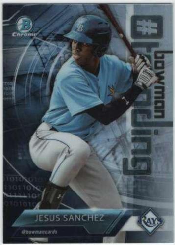 Jesus Sanchez #JS Baseball Cards 2018 Bowman Trending