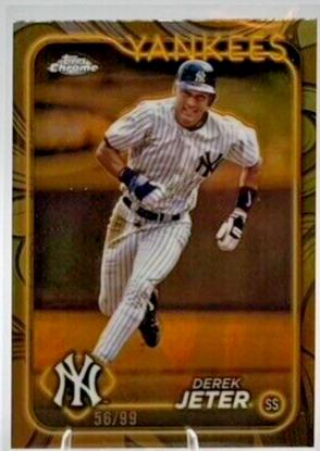 Derek Jeter #2 Baseball Cards 2024 Topps Gilded Collection